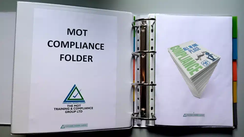 the mot compliance folder mot compliance